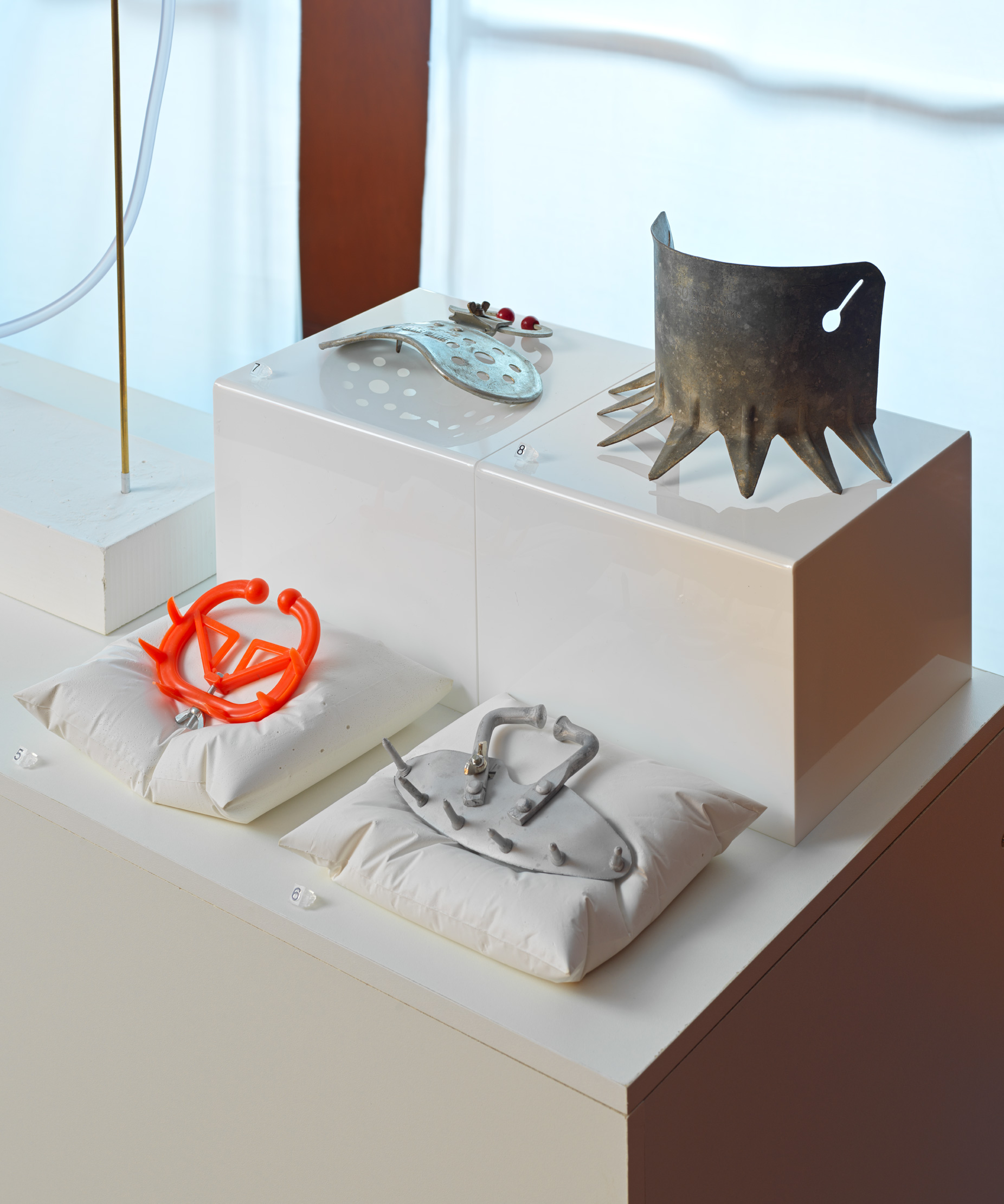 Display of anti-suckling devices